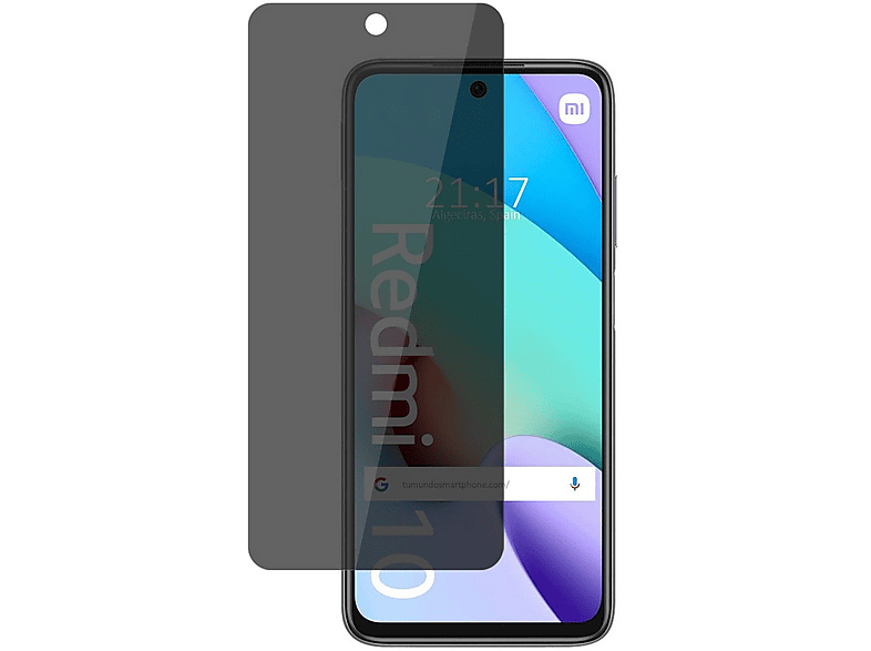 Protector pantalla móvil | Xiaomi Redmi 10 (2021/2022) TUMUNDOSMARTPHONE, Xiaomi, Xiaomi Redmi 10 (2021/2022), Hidrogel Antiespías 