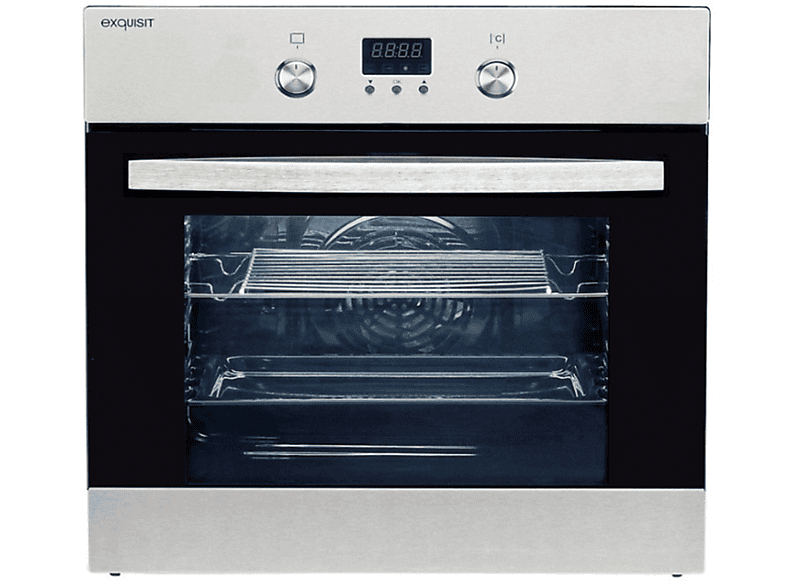 Horno multifunción | EXQUISIT AKLBB623166814, Integrable, Cable de corriente, No, 58 l, 595 mm, Inox