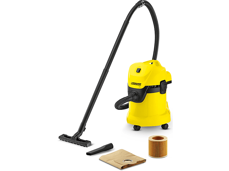 Aspirador con bolsa | KARCHER 1.629-800.0, 1000 W, 17 l, Negro