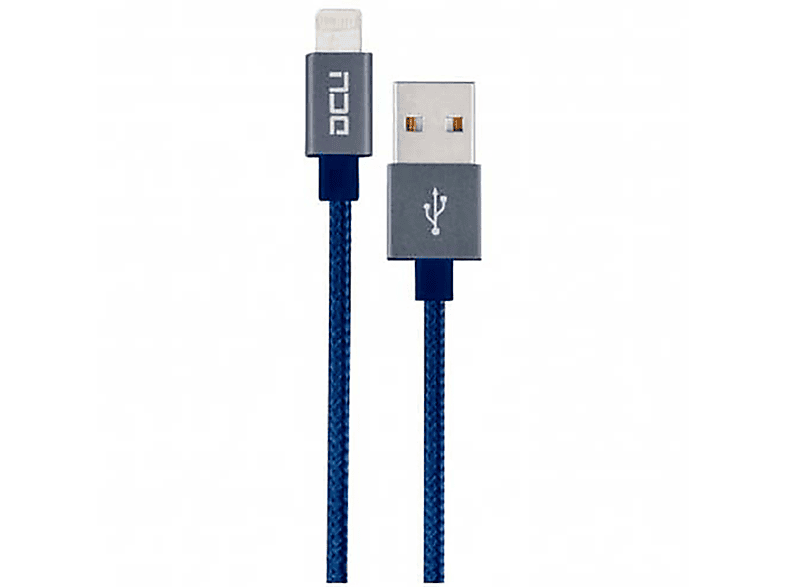 Cable | DCU DCU CABLE AZUL LIGHTNING PARA IPHONE, IPAD E IPOD A USB 2 METROS 