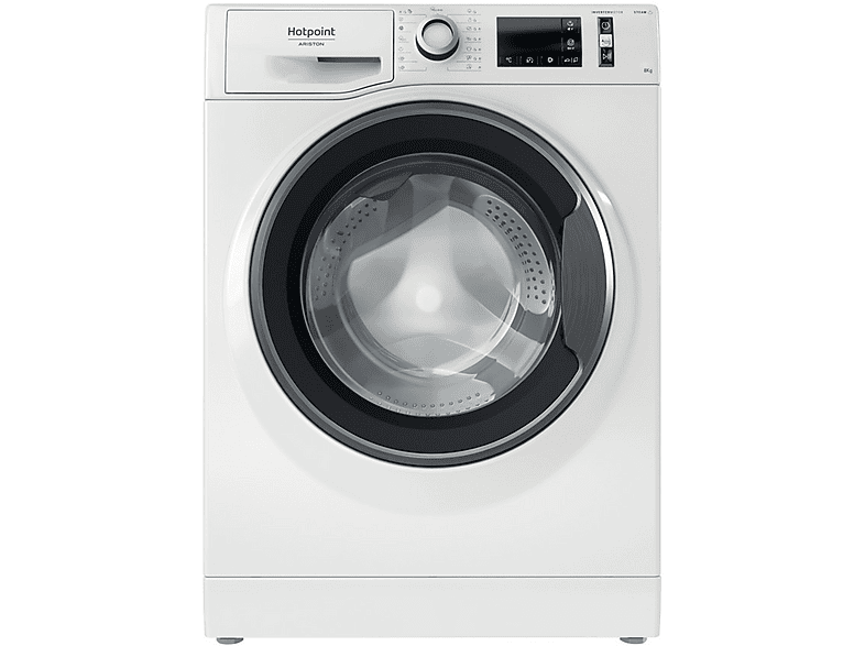 Lavadora carga frontal | HOTPOINT NM11 846 WS A EU N, 8 kg, 17 programas, Blanco