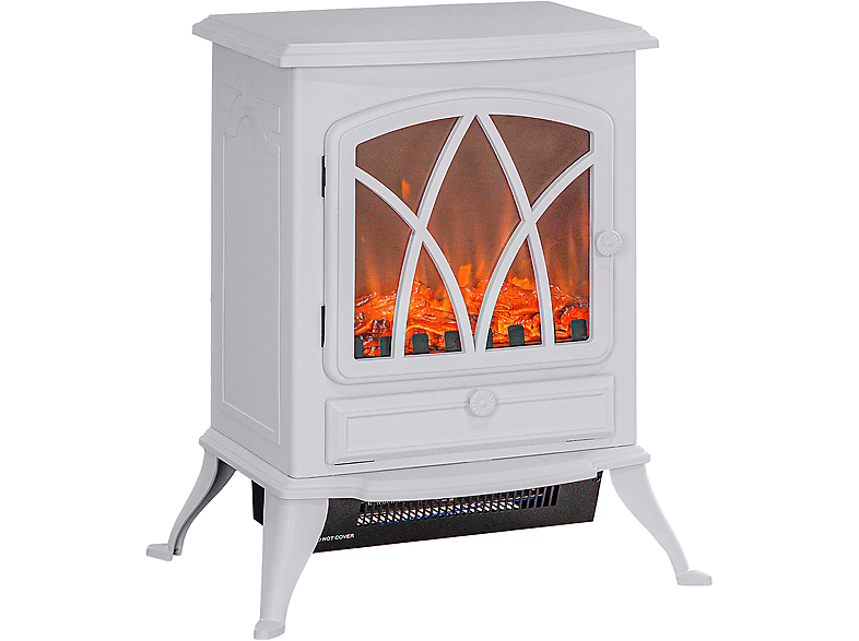 Chimenea eléctrica | HOMCOM 820-051V90WT, 2000 W , Blanco 