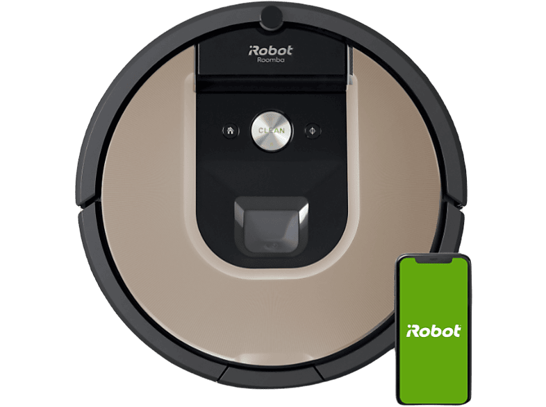 Robot aspirador | IRobot Roomba R976040, 35 W, 68 dB, Autonomía 75 min, 0.6 l, 1800 mAh, WiFi, Marrón