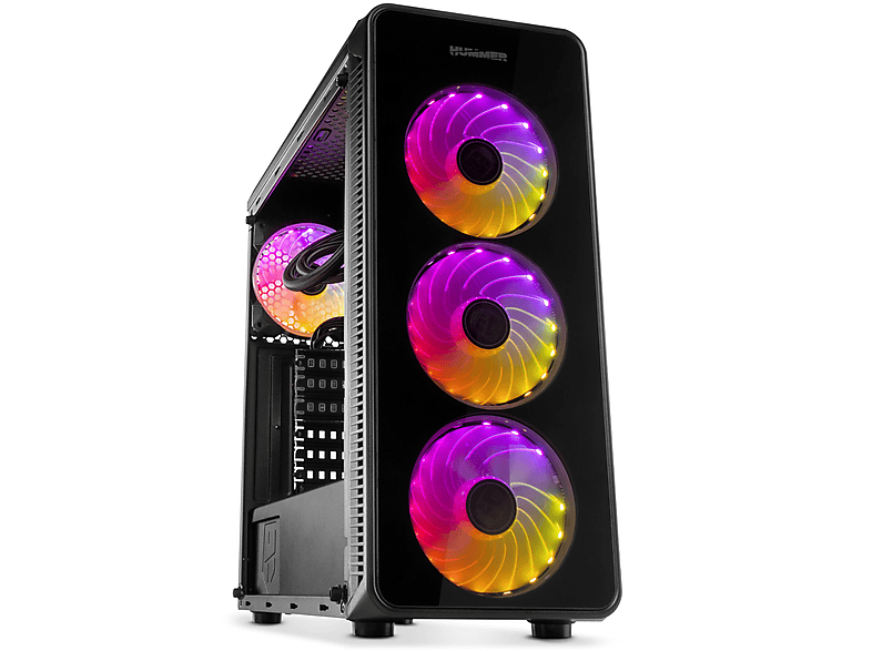 PC Gaming | MEGAMANIA Storm, Intel Core i5 12400F 6 Cores x 2,5 GHz up to 4,4Ghz Turbo, 32 GB RAM, 1 TB SSD, GeForce RTX™ 3050, Windows 11 Pro (64 Bit), Windows 11 Pro, Negro