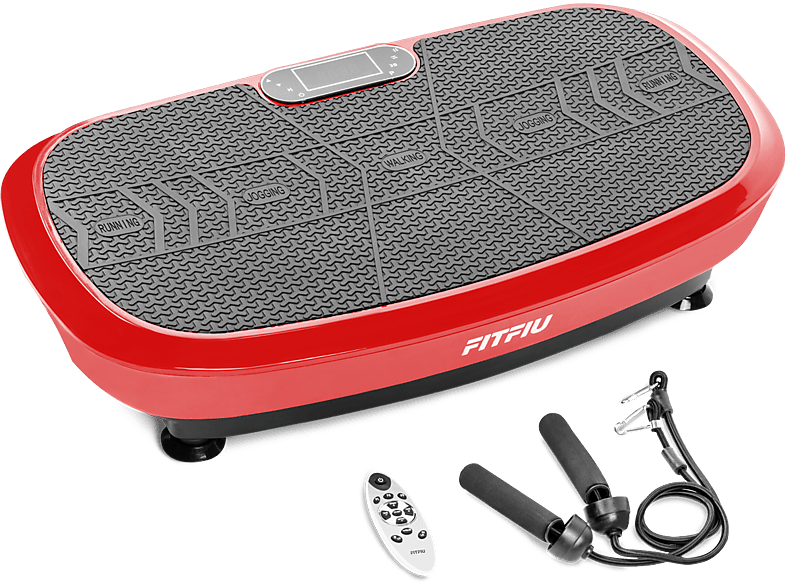 Plataforma vibratoria | FITFIU FITNESS PV-200 ROJA, Rojo 