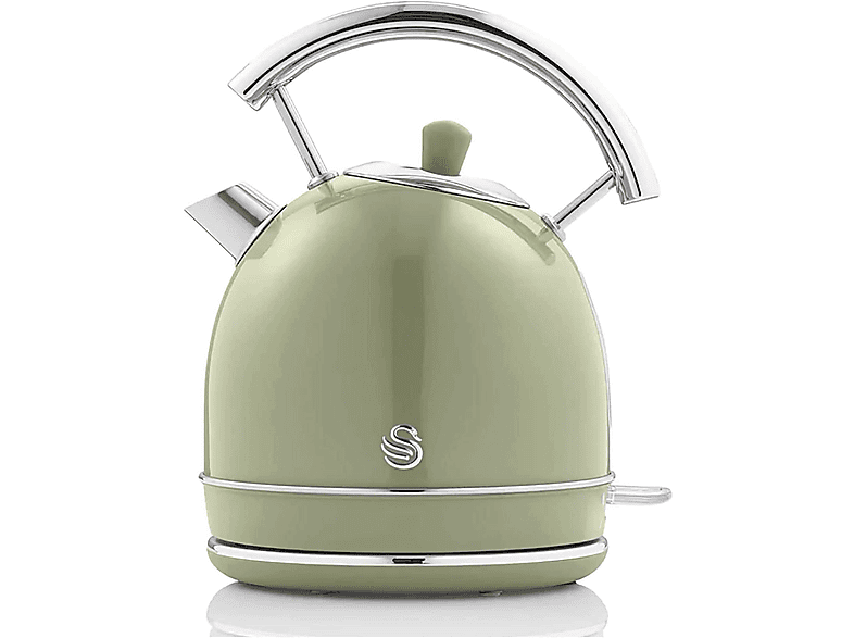 Hervidor de agua | SWAN SK14630GNEU, 3000 W, 1.8 l, Verde 