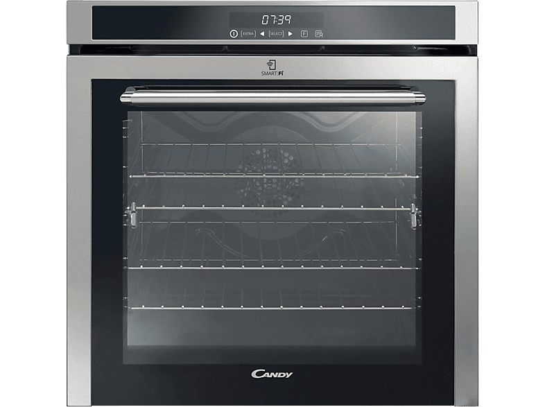 Horno | Candy FCXE818XWIFI, 80 l, Electrónico, Integrable, 59.5 cm, Acero inoxidable