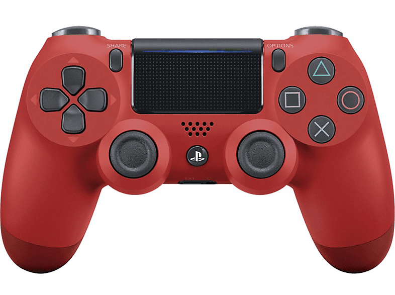 Mando PS4 | Sony PS4 DualShock 4 V2, Inalámbrico, Panel táctil, Rojo