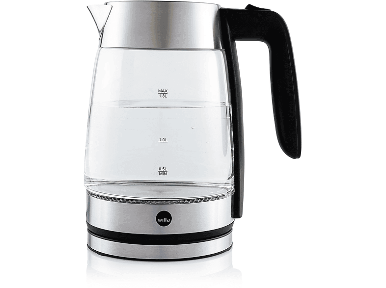 Hervidor de agua | WILFA 609942, 2200 W, 1.8 l, Plata