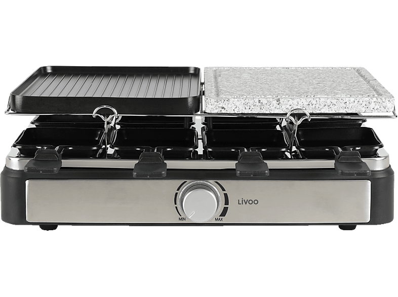 Raclette | LIVOO DOC258, 1400 W, Negro