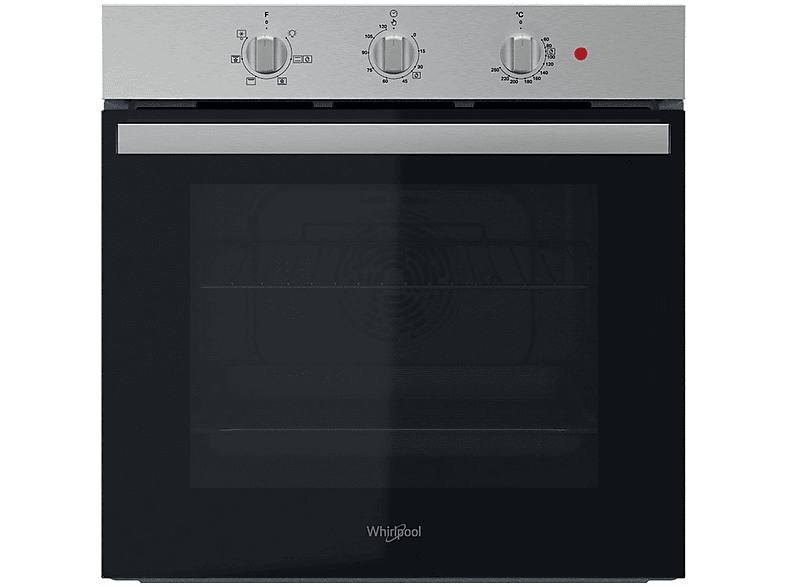 Horno multifunción | WHIRLPOOL OMR35HR0X, Integrable, 5, Hidrolítica, 71 l, 59,5 cm, Negro, Acero inoxidable 