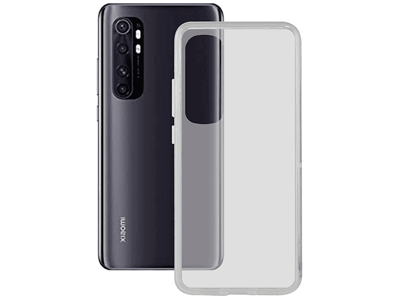 Funda móvil | KSIX Mi Note 10, Compatible con Xiaomi Mi Note 10, Transparente 