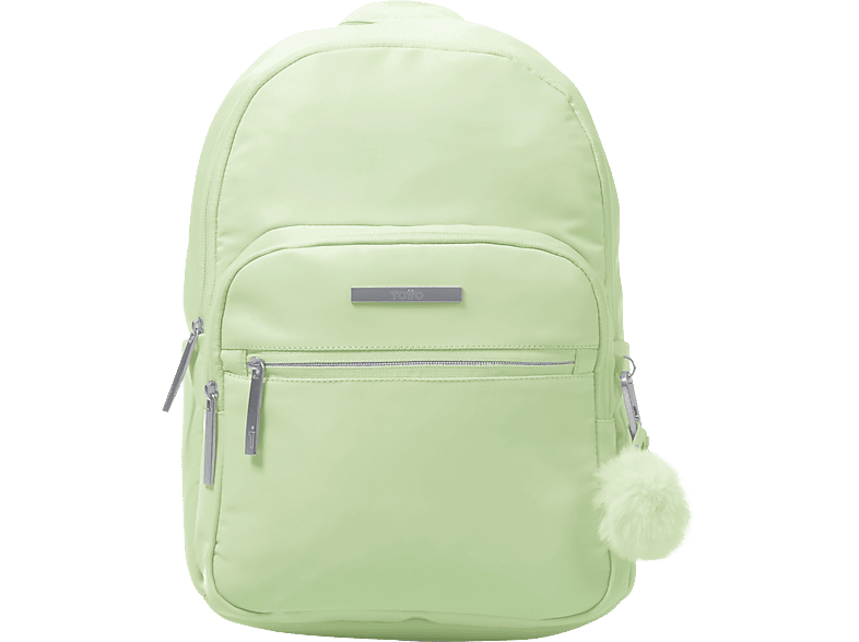 Mochila para portátil | Adelaide 3 - Verde Pequeño TOTTO, Exterior: Poliester=95%, Poliuretano=5%, Forro: Poliester=100% Verde 