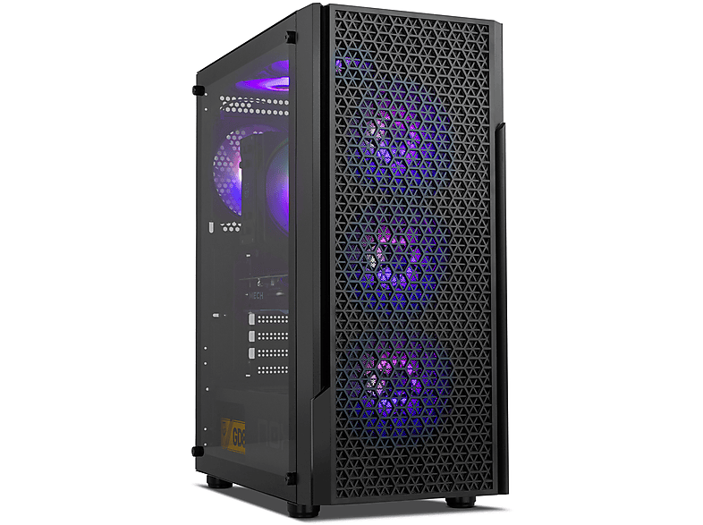 PC Gaming | PCBYTE Juniper, Intel® Core™ i9-11900F 8 Cores up to hasta 5,20 GHz Turbo, 32 GB RAM, 1 TB SSD, GeForce RTX™ 3050, Windows, Negro