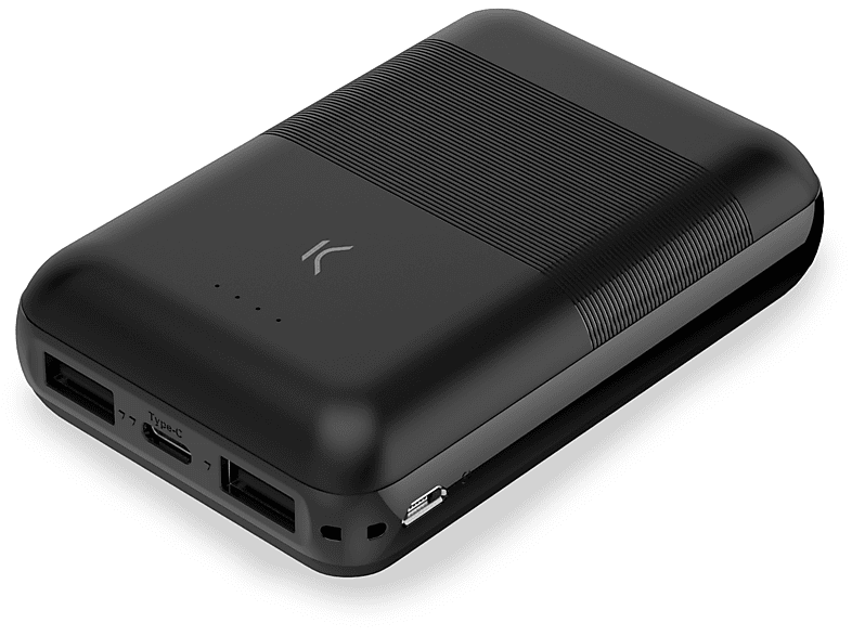 Power Bank | KSIX Bxba10000Sm02, 10000 mAh, Negro