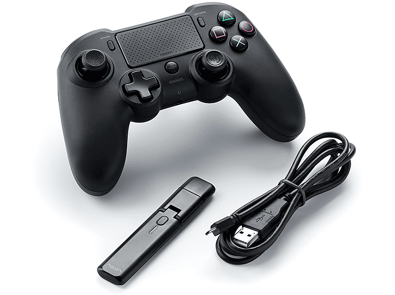 Mando | Nacon Asymmetric PS4 NACON, PS4, PC, Inalámbrica, Negro 