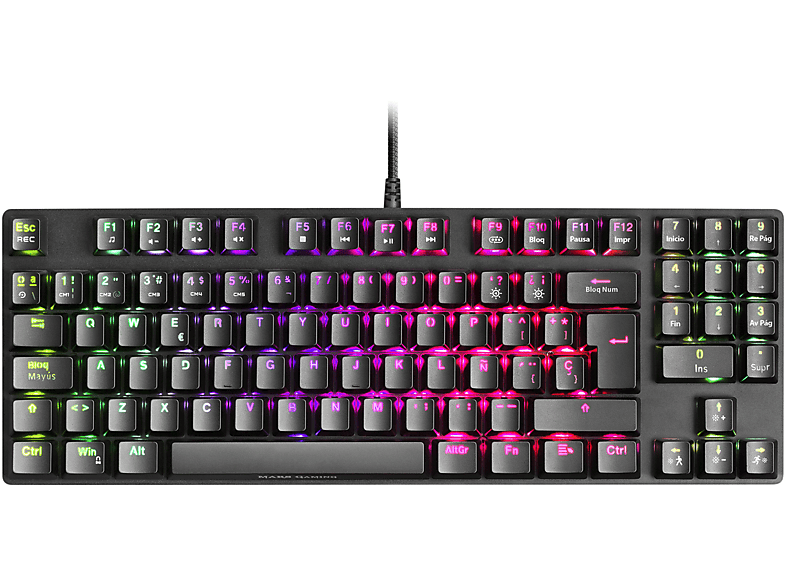 Teclados | MARS GAMING MKREVOPROBES, Wired, Teclas iluminadas, Not available 