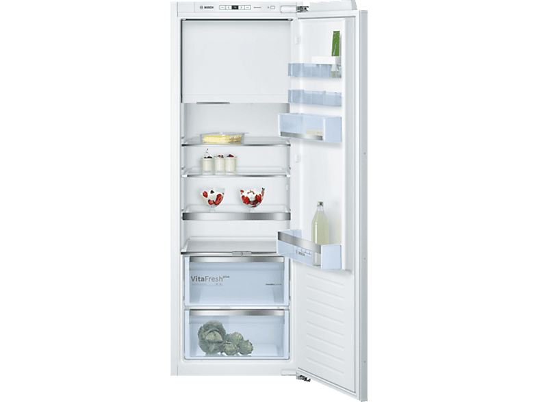 Frigorífico una puerta | BOSCH KIL72AFE0, Altura 1577 mm, Volumen total 249 l, Transparent 