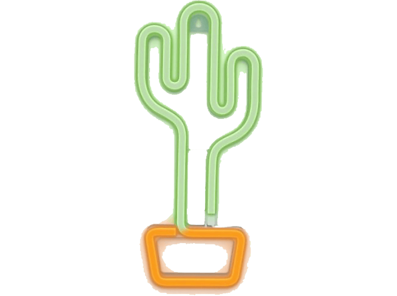 Luces LED | Forever RTV100211, Neón, BAT+USB, Cactus, Orange, Green