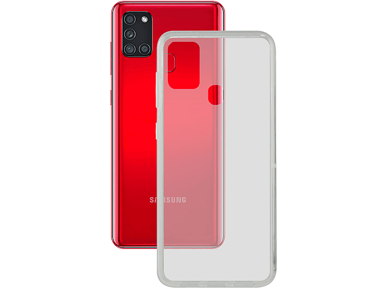 Funda móvil | KSIX Galaxy A21 S, Compatible con Samsung Galaxy A21 S, Transparente