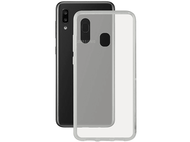 Funda móvil | KSIX Galaxy A30, Compatible con Samsung Galaxy A30, Transparente