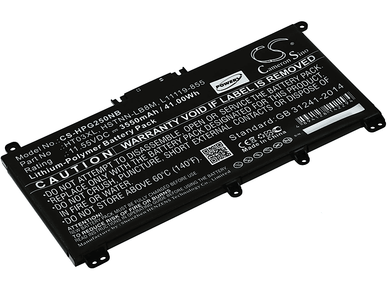 Batería | POWERY Batería compatible con HP Modelo HT03XL / HSTNN-LB8M