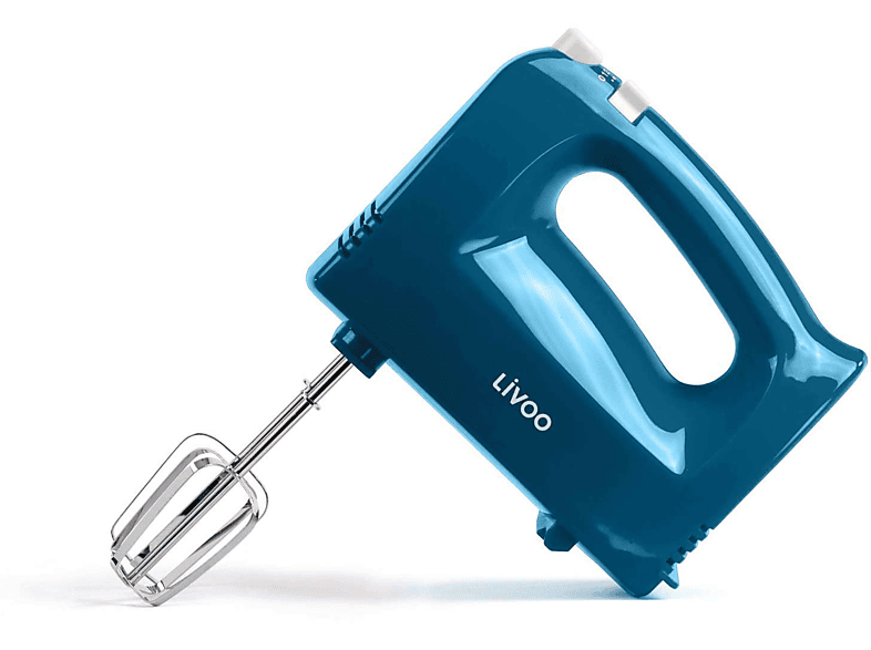 Amasadora de mano | LIVOO DOP162B, 200 W, 5 velocidades, Azul