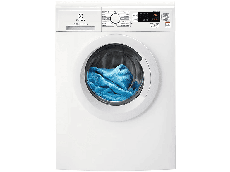 Lavadora carga frontal | ELECTROLUX EA2F6820CF, 8 kg, 14 programas, Blanco 