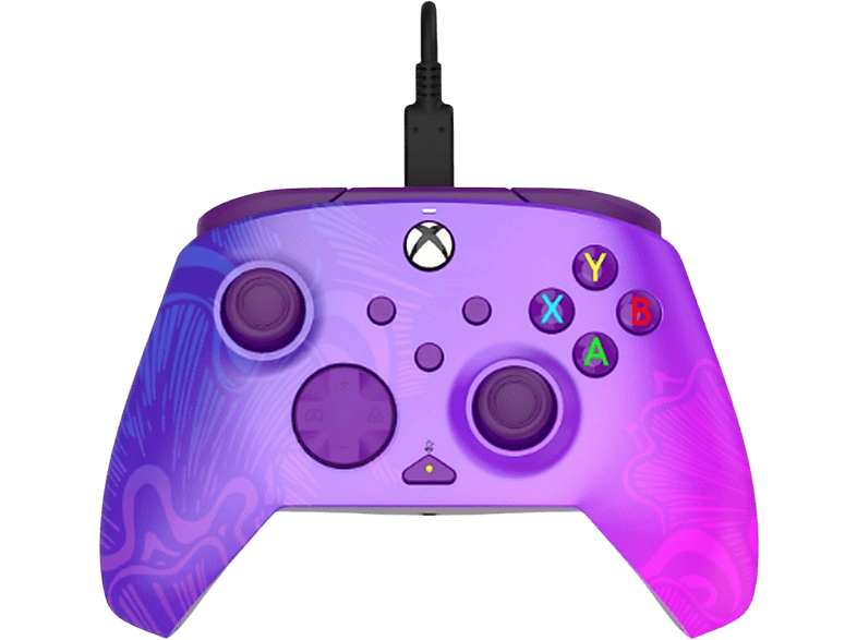 Mando Xbox | PDP XX RWCPFL, Xbox Series X - Rematch Wired Controller Purple Fade Licenciado, Morado