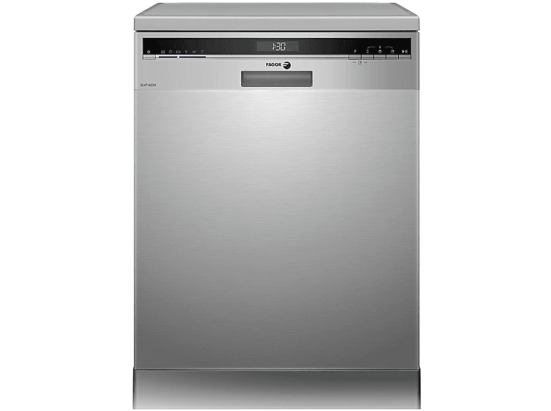 Lavavajillas libre instalación 60 cm | FAGOR 3LVF-623.1X, 12 servicios, 6 programas, 598 mm, Inox 