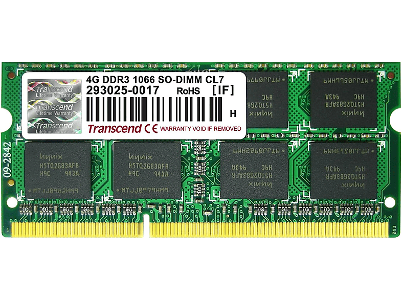 Memoria RAM | TRANSCEND TS4GAP1066S