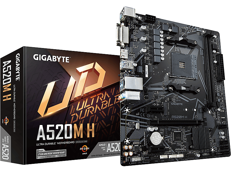 Placa base | Gigabyte PB02GB94 placa base a520m h Placas GIGABYTE