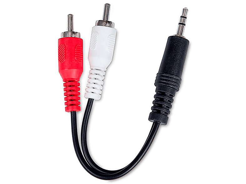 Cables y Adaptadores de Audio y Video | DCU DCU 302115 Negro / Cable jack 3.5 (M) a 2 RCA 1.5m 