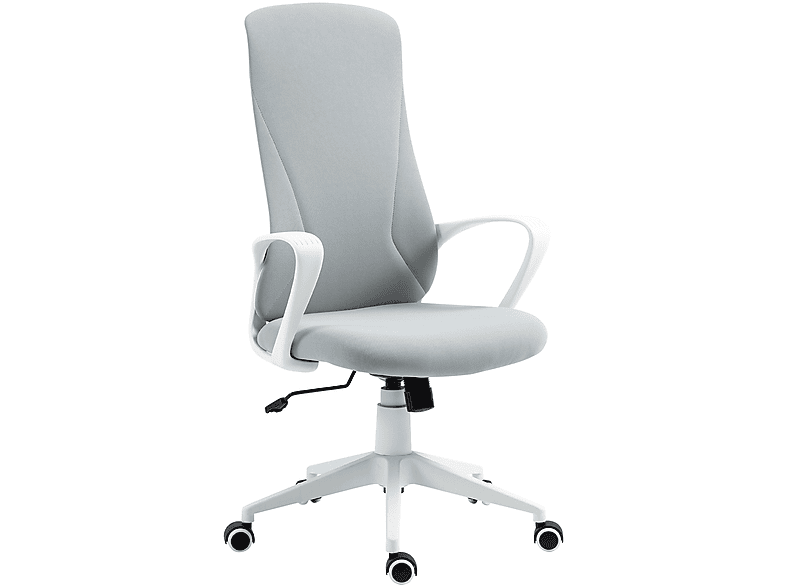 Silla de Oficina | Giratoria Altura Ajustable Ergonómica con Reposabrazos Función de Inclinación Respaldo Alto VINSETTO