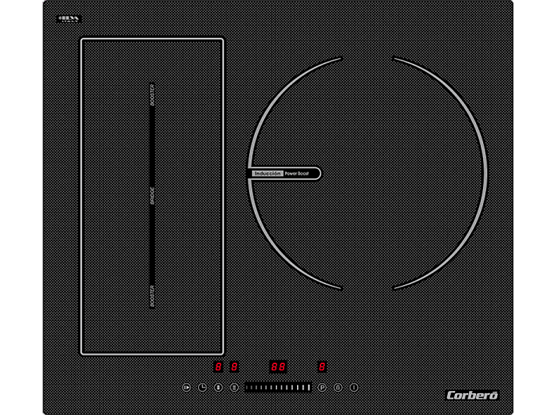 Placa de inducción | CORBERO CCIG3BL723FLEX