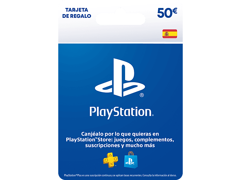 Tarjeta regalo de PlayStation 50€ | Sony Playstation Live Card Dual