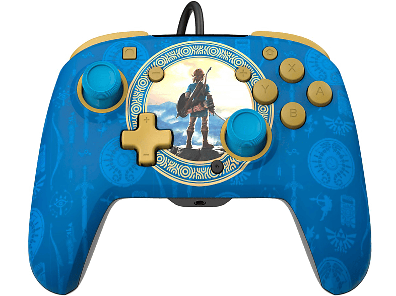 Mando Nintendo Switch | PDP Rematch Wired Zelda Hyrule Blue