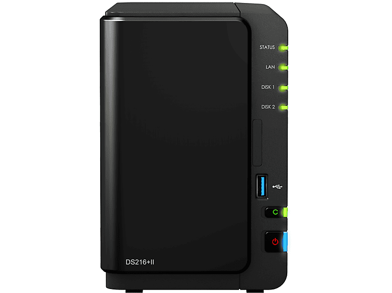 Servidor NAS | Synology DS216+II 2 BAY 1.6 GHZ DC 1XGB