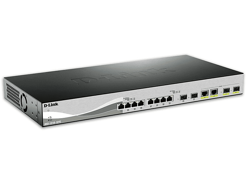 D-LINK 12 PORT SWITCH INCL 8X10G PORTS & 4