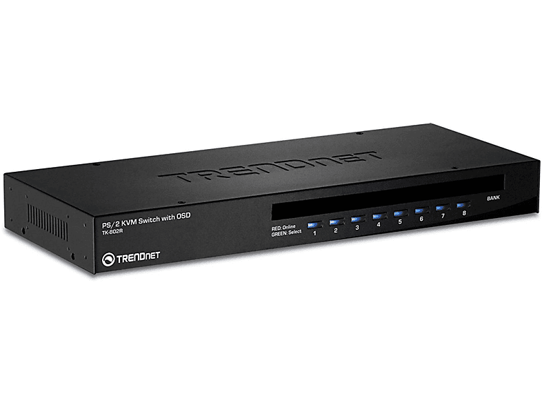 TRENDNET 8PORT KVM RACK MOUNT SWCH CPNT W OS