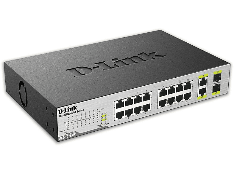 D-LINK DES-1018MP /16-PORTS POE SWITCH CPN