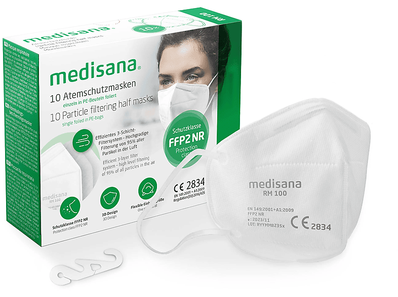 Mascarilla | RM 100 Mascarilla FFP2 MEDISANA 