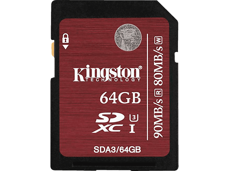 Kingston Technology SDXC UHS-I U3 64GB 64GB SDXC UHS Clase 3 memoria flash