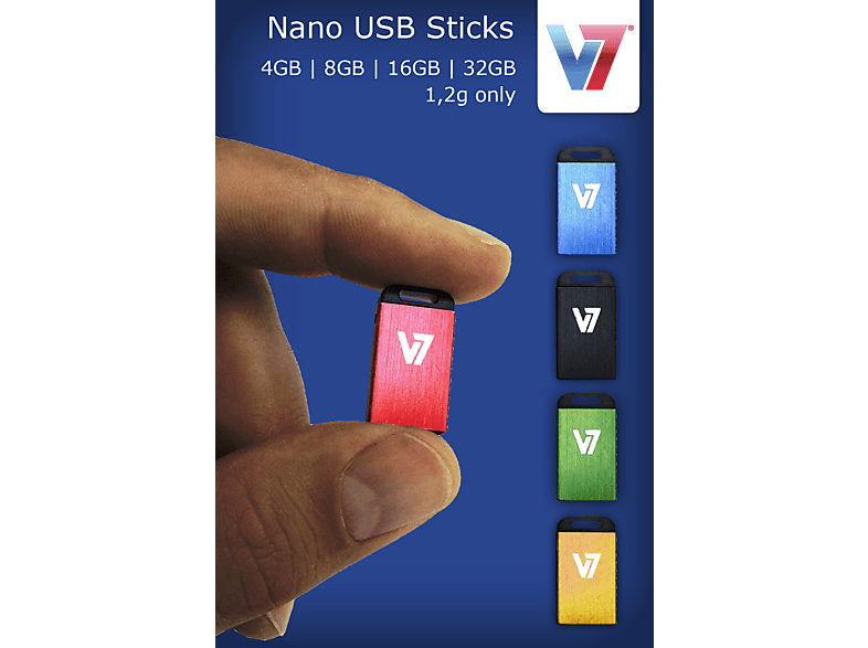 V7 Unidad de memoria flash USB 2.0 nano 4 GB