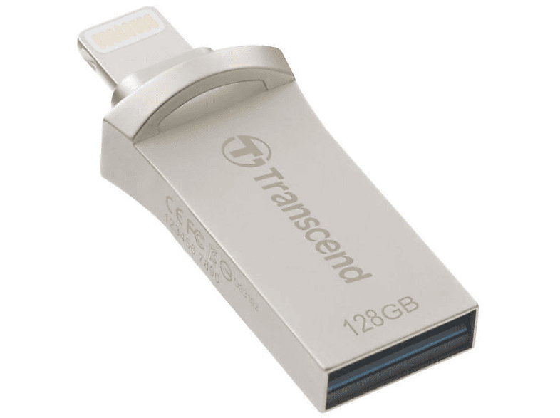 Transcend JetDrive Go 500 128GB USB 3.1 (3.1 Gen 2) Tipo A Plata unidad flash USB