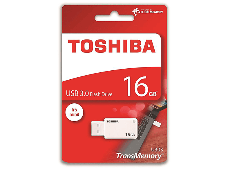 Memoria USB 16GB | Toshiba Mini 3.0 Akatsuki