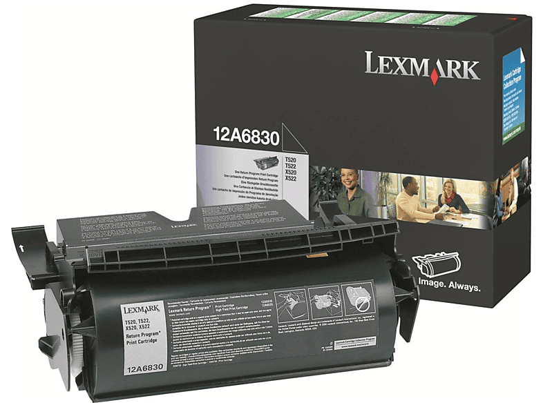 Lexmark | Negro - original - cartucho de tóner - para T520