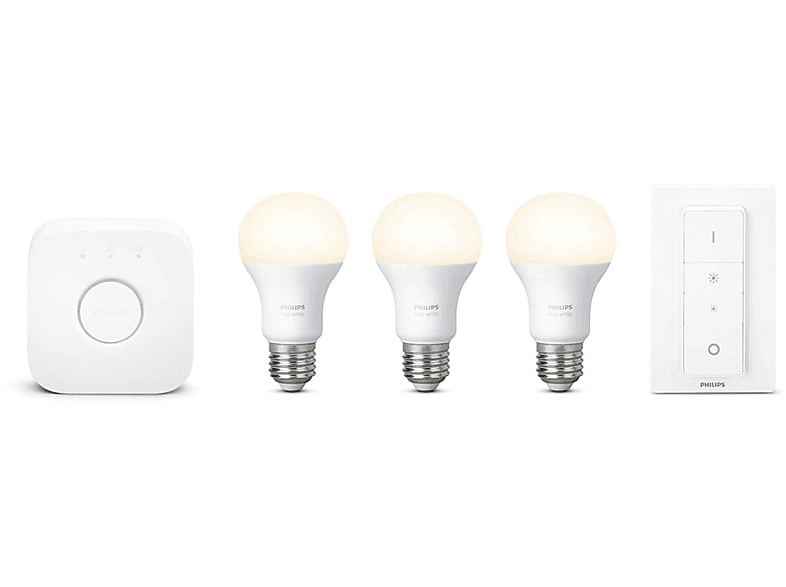 Kit de inicio | Philips Hue White que incluye 3 bombillas inteligentes LED casquillo E27