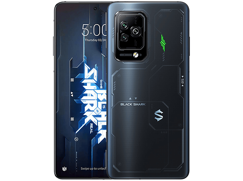 Móvil | BLACK SHARK XIAOMI BLACK SHARK 5 PRO, Stellar Black, 256 GB, 12 GB RAM, 6,67 