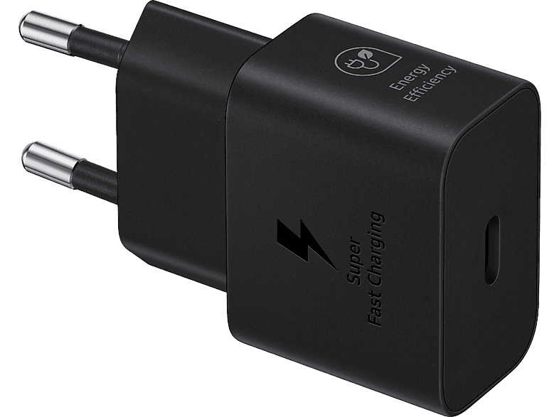 Cargador | Samsung EP-T2510NBEGEU, 25 W, Super Fast Charging, Sin Cable, Negro